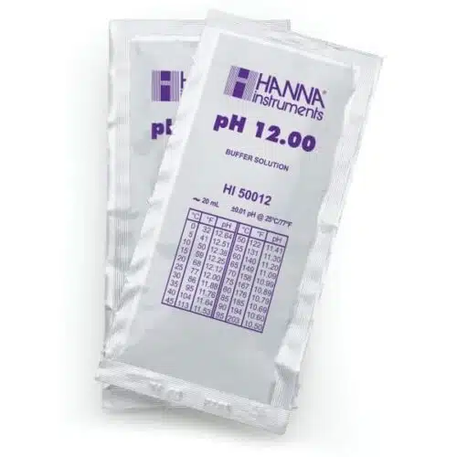pH 12.00 Technical Buffer Solution (±0.01 pH), 25 x 20ml sachets