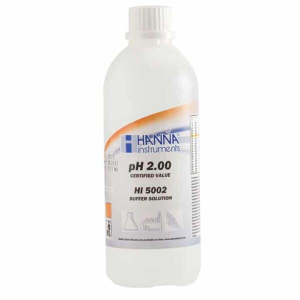 pH 2 01 Technical Buffer solution  1 Litre   Cert