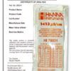 HI-70031C 1413µS cm Conductivity Solution, x25 Sachets with certificate
