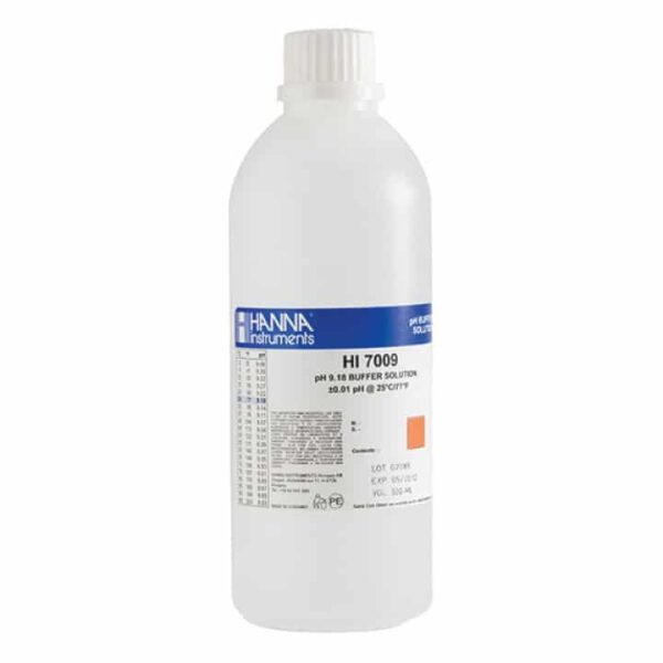 pH Buffer 9 18 Solution  500 mL bottle