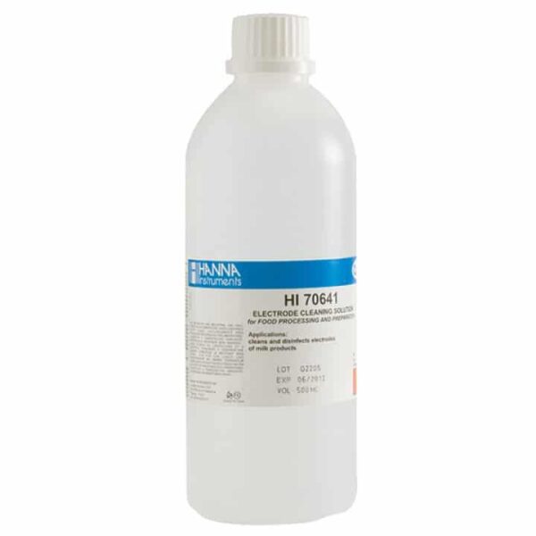 Electrode Cleaning Solution for Dairy Products