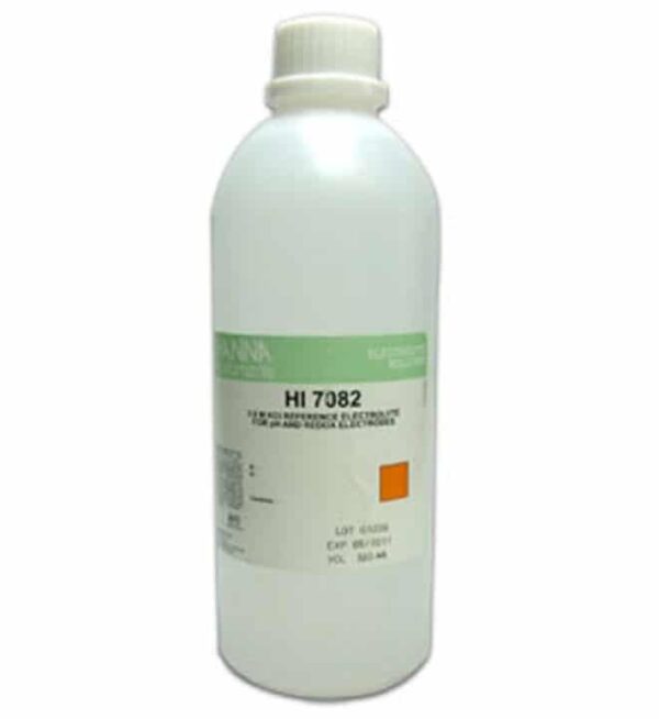HI-7082L Electrolyte Solution for Double Junction Electrodes, 3.5M KCL 500mL