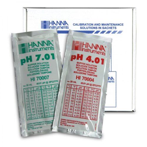 pH Combination Buffer Solution Kit 4.01 and 7.01 5 x 5 20ml sachets