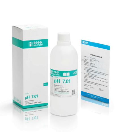pH buffer solution 7,01 500ml Bottle with CoA