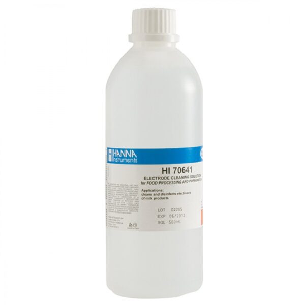 Electrode Cleaning Solution for Dairy Products