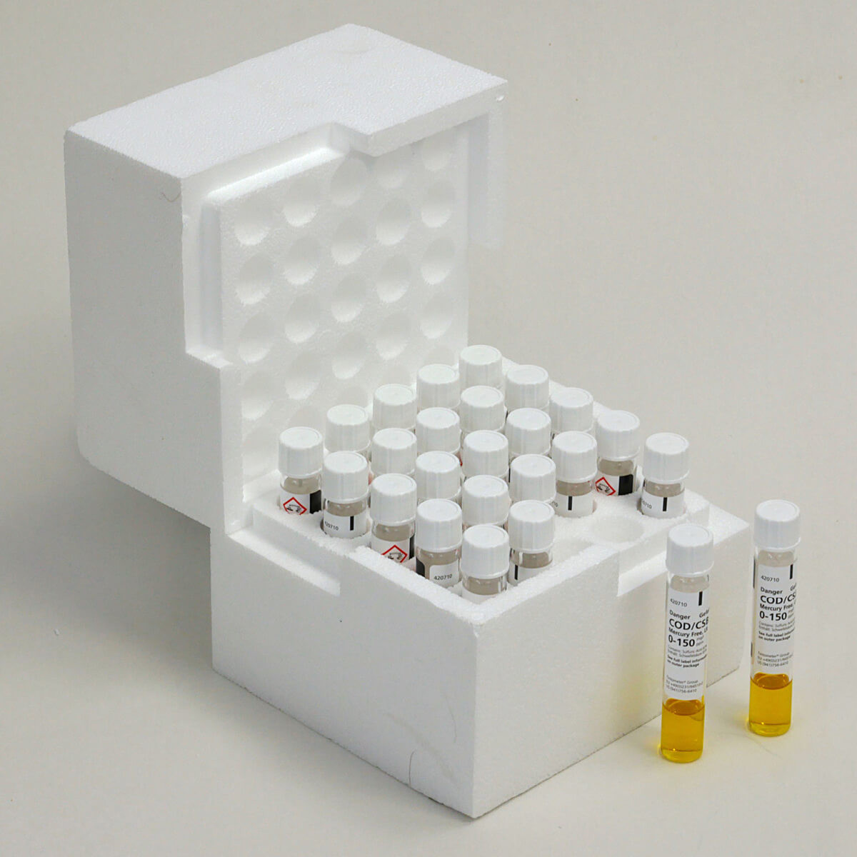 Cod Voils COD Vials MercuryFree 3-150mg l 25tubes - Labtek Services Ltd