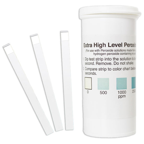 Peroxide Test Strip 0-10000ppm vial of 50 Peroxide Test Strip 0-10000ppm vial of 50