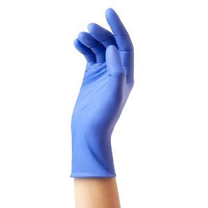 Nitrile Gloves Blue Powder Free Large 10*100
