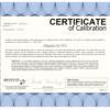 Two-point NIST Traceable Certified Calibration