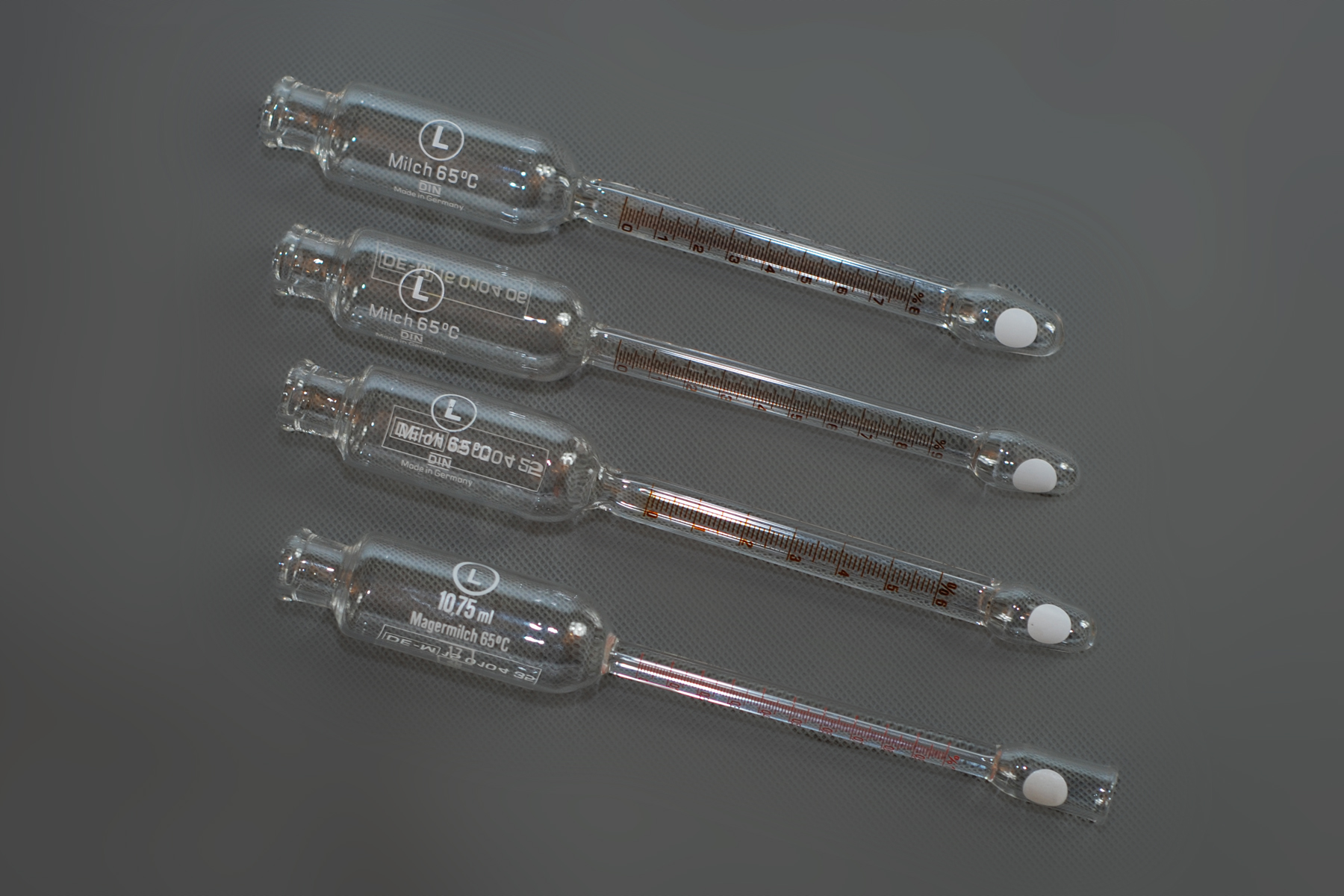 MILK BUTYROMETER 0-5 1 10 G 100ML CERTIFIED NF Box of 10 - Labtek ...