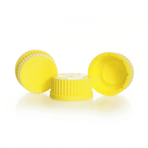 DURAN Screw Cap Yellow GL45 pk of 10