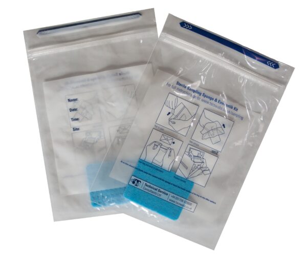 Hygiene Sponge Sampling Kits Easy Open Dosed with NB - Pack of 200
