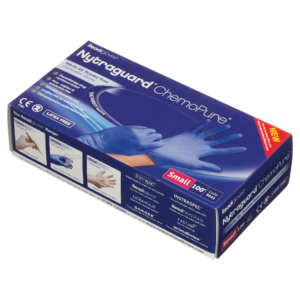NytraGuard ChemoPure Nitrile Gloves PF Small 100gloves NytraGuard ChemoPure Nitrile Gloves PF Small 100gloves