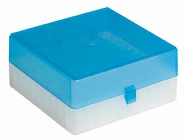 Microtube Storage box 2ml PP-Blue 100 positions  pack of 5