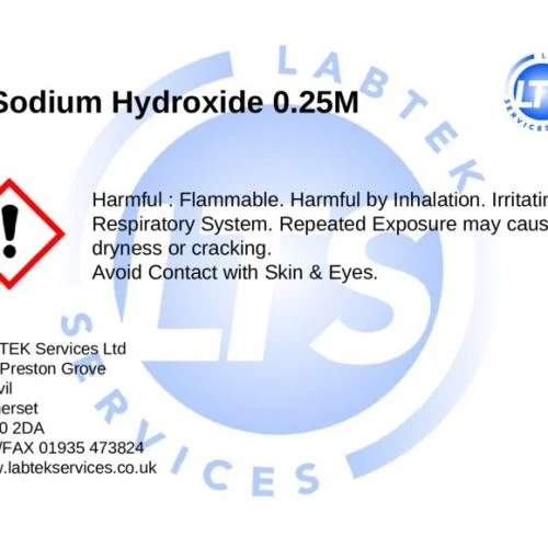 Sodium Hydroxide 0.25M 5ltr