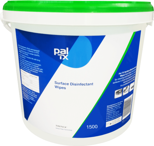 Surface Hygiene Wipes Disinfectant PAL TX Tub of 1500