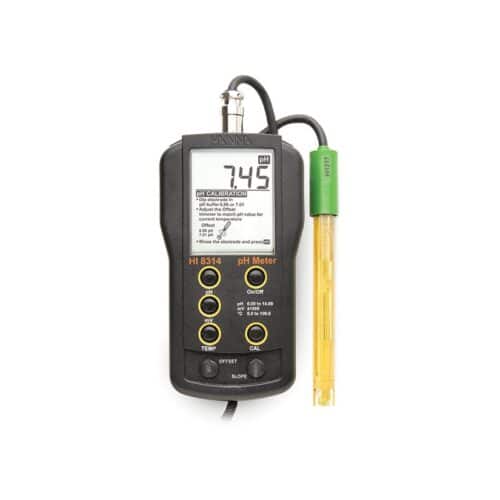 HI-8314 WATER-RESISTANT HAND-HELD PH, MV AND TEMPERATURE METER