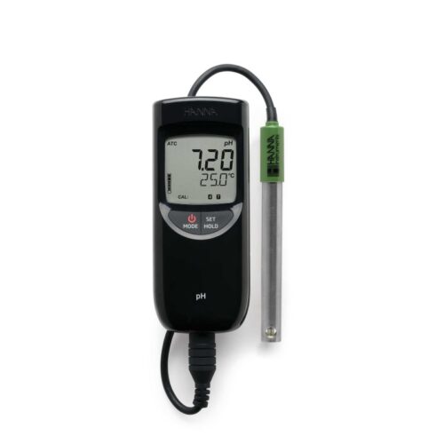 HI-991001 EXTENDED RANGE PH METER WITH PH ELECTRODE -TEMP SENSOR