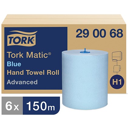 Tork 290068 Hand Towel H1 Blue 150m  Pack of 6