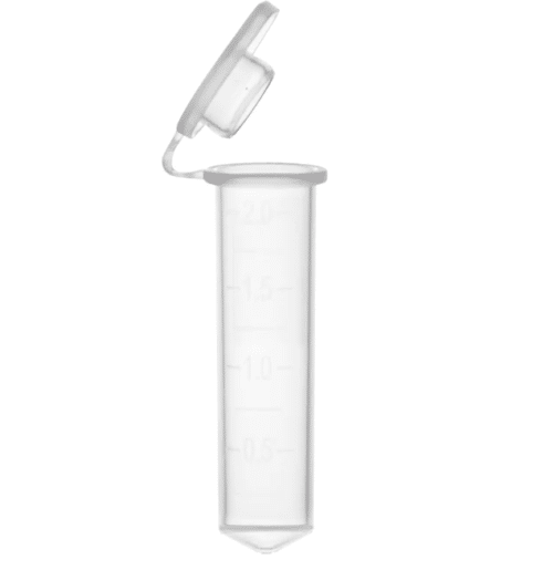 Microtubes 2ml Graduated  Leakproof  Cap 500