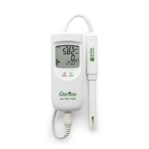 HI-9814 GROLINE HYDROPONIC PORTABLE PH/EC/TDS/TEMPERATURE METER