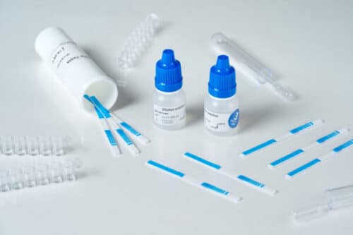 IC Buffalo  Rapid dip-stick test to detect the presence of cows milk in buffalos milk  25 Tests