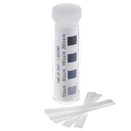 Chlorine Test Paper 0-200ppm  vial of 100strips