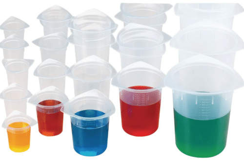 Tri-Pour Beakers Assorted Volumes 5 of each -30