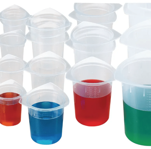 Tri-Pour Beakers Assorted Volumes 5 of each -30