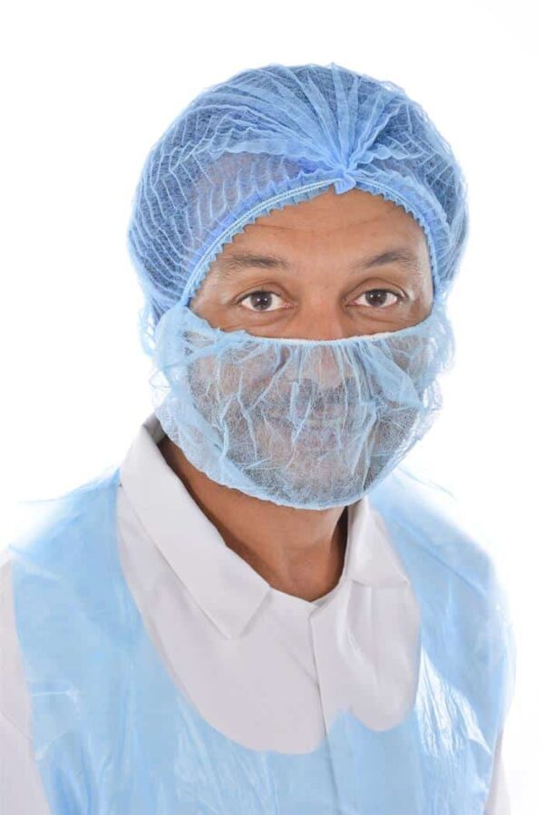 Beard Cover 1000units Various Colours-Red