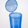 CONTAINER 300ML Hinged Cap BLUE PK240