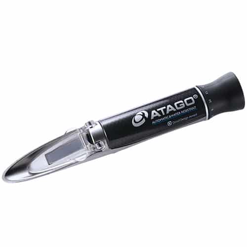 Refractometer Master ALPHA 0-33% BRIX, ATC, IP65, Metal