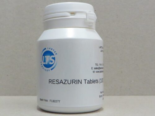 Resazurin Tablets for Milk Testing  vial of 100