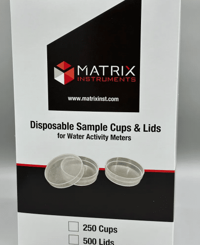 Water Activity Meter Sample Cups and Lids
