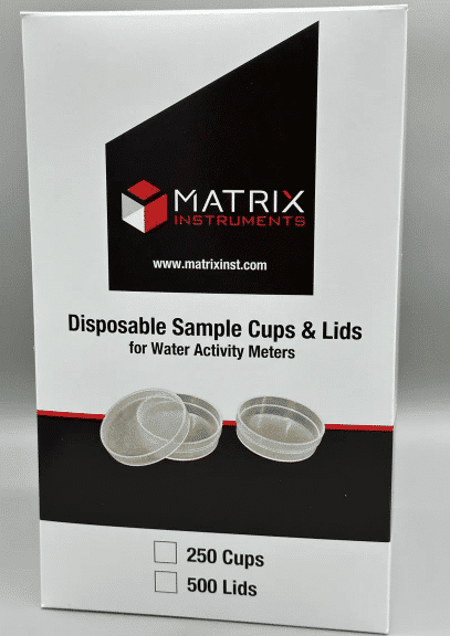 Disposable Sample Cups for Water Activity Meters