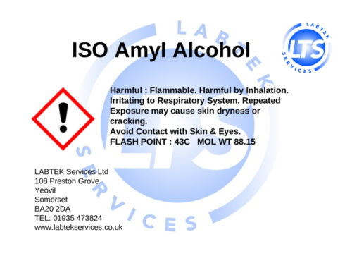 Amyl Alcohol for Milk Testing 1ltr UN1105