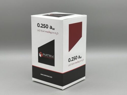 Water Activity Standard 0.250aw -13.41M LiCl Box of 50