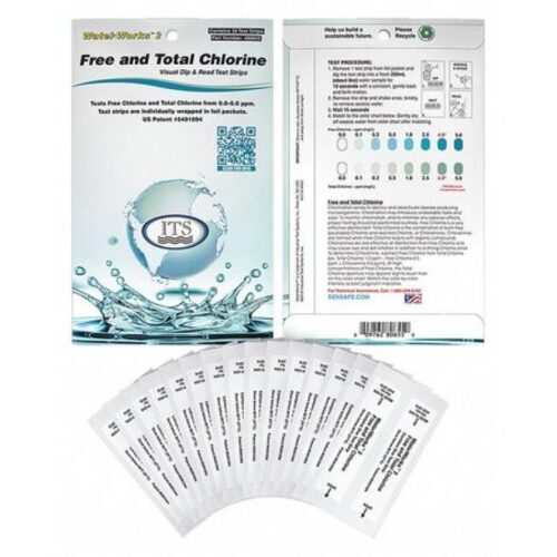 Free and Total Chlorine 0-5ppm ITS Pack of 30