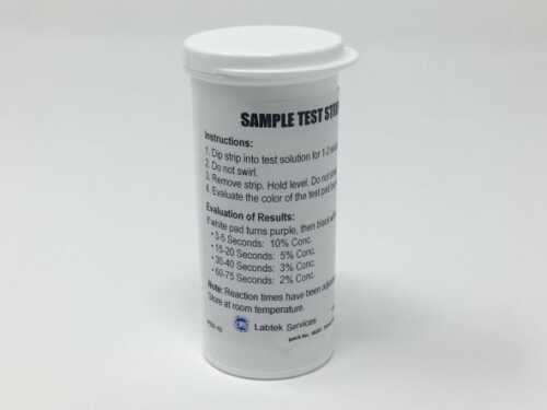 Peroxide VHL Test Strip 0-10   vial of 50