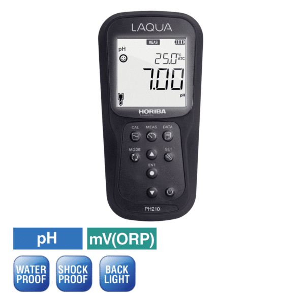 pH/ORP/Temperature Meter LAQUA PH210 with Carry Case