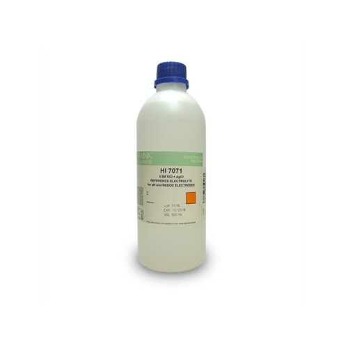 HI-7071L Electrolyte Solution, 3.5M KCl + AgCl, 500mL