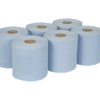 Sealey BLU150 Paper Roll Blue 2 Ply Embossed 150mtr Pack Of 6