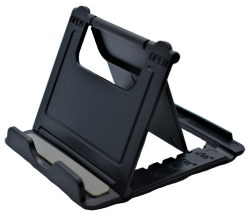 Adjustable Folding Tablet -Phone Stand Black
