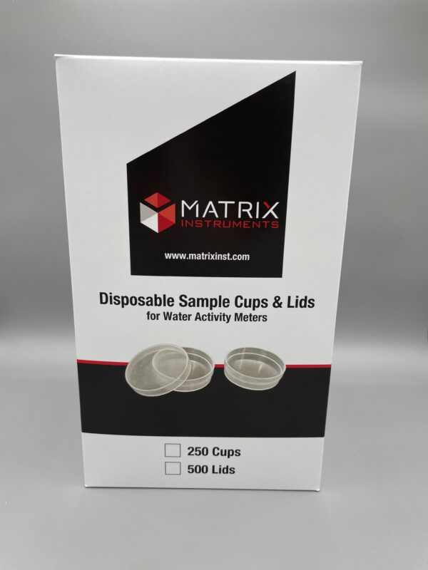 Water Activity 15ml Sample Cups and Lids 500units