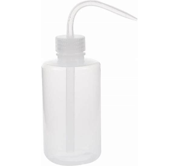 Wash Bottle 250ml Graduated, PE Narrow Neck