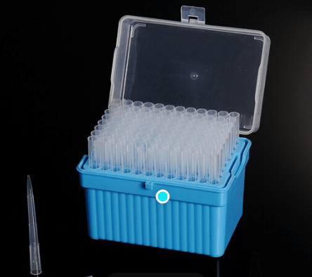 1250ul Pipette Tips,  Extended L: 89mm,Racked-Sterile-DNase & RNase free-Clear -6 Racks of 96tips