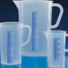 Measuring Jug with Spout Raised Blue Graduations-5000ml