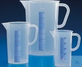 Measuring Jug with Spout Raised Blue Graduations-5000ml