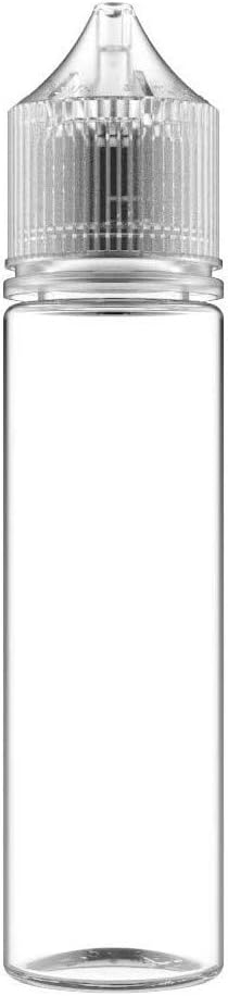 Clear Dropper Bottle with Cap 60ml