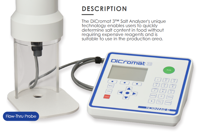 DiCromat 3 Salt Analyser 240V - Flow-thru Probe - 10 Channel
